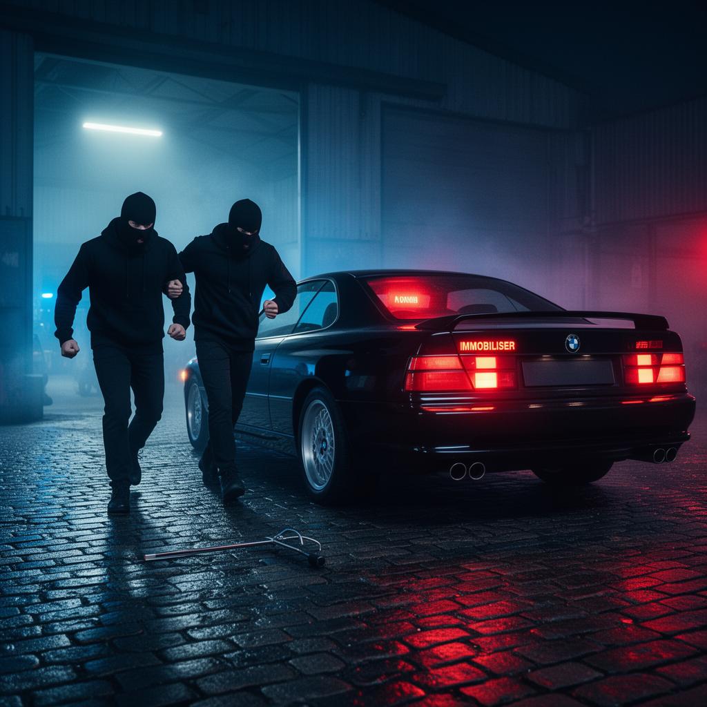 Immobiliser Defence in futuristic diagnostic garage
